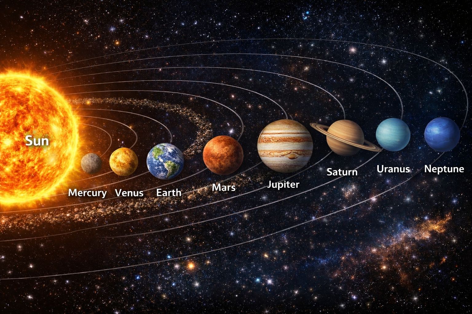 Solar system planets and facts - gkzone